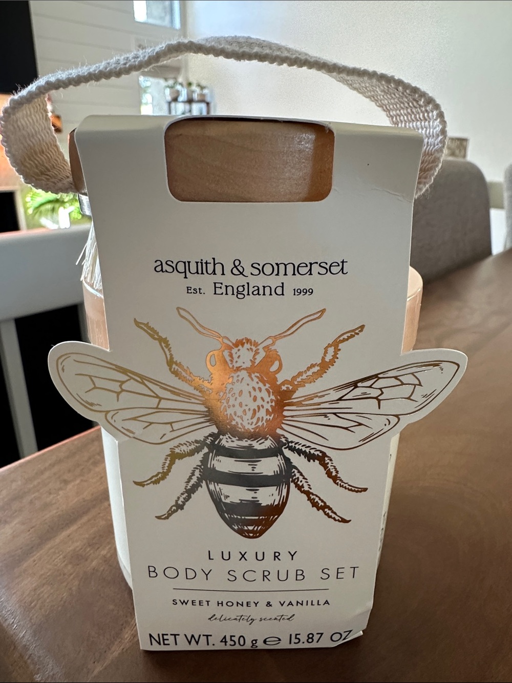 NEW Asquith & Somerset Luxury Body Scrub Set in Sweet Honey & Vanilla